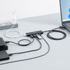 �y�V���iP10�{�zUSB�n�u 5�|�[�g �Z���t�p���[ �o�X�p���[ USB 5Gbps ���^ �R���p�N�g �����ʐM Type-C�ڑ� USB A�ڑ� �[�d �ʐM 120cm