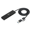 �y�V���iP10�{�zUSB�n�u 5�|�[�g �Z���t�p���[ �o�X�p���[ USB 5Gbps ���^ �R���p�N�g �����ʐM Type-C�ڑ� USB A�ڑ� �[�d �ʐM 120cm