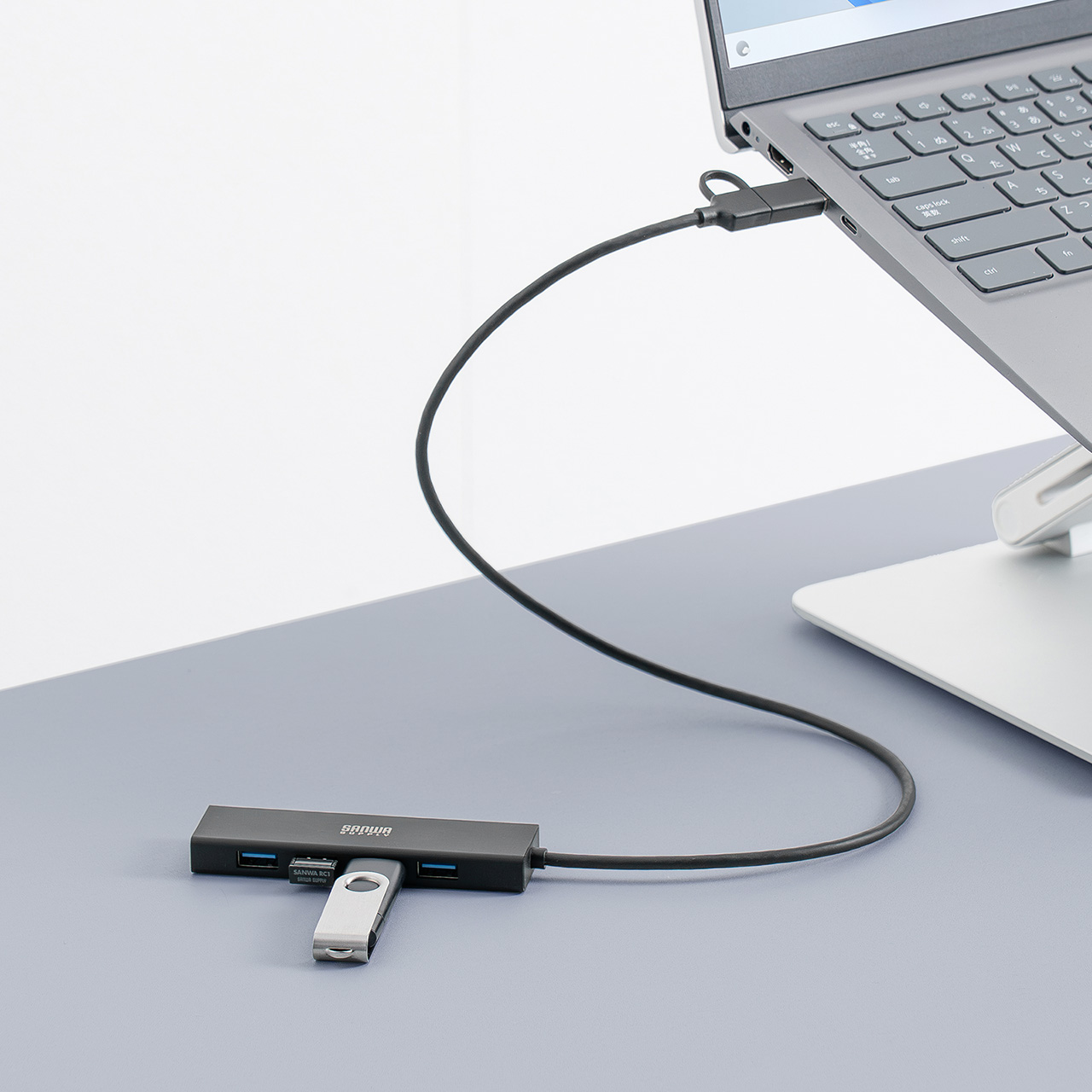 �y�V���iP10�{�zUSB�n�u 5�|�[�g �Z���t�p���[ �o�X�p���[ USB 5Gbps ���^ �R���p�N�g �����ʐM Type-C�ڑ� USB A�ڑ� �[�d �ʐM 60cm