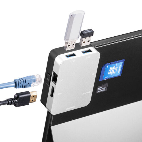 Surface Pro 8用ハブ ドッキングハブ USBハブ LAN搭載 HDMI出力 拡張
