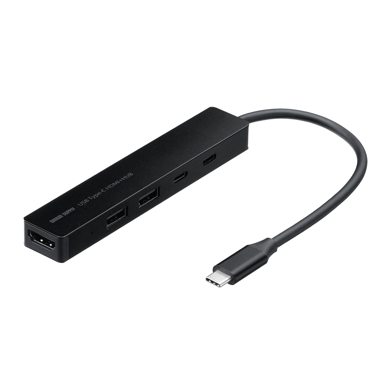 USB-C �n�u 5-in-1 �ő�PD90W�Ή� HDMI�|�[�g 4K30Hz �y�� �R���p�N�g USB-C�|�[�g 5Gbps USB-A�|�[�g USB2.0 �����f�[�^�ʐM �u���b�N