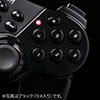 多ボタンゲームパッド 16ボタン 全ボタン連射対応 アナログ デジタル Xinput対応 振動機能付 日本製高耐久シリコンラバー使用 windows専用 マットブラック