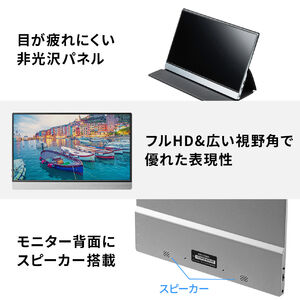 モバイルモニター 12.5インチ フルHD IPS 非光沢 アンチグレア USB