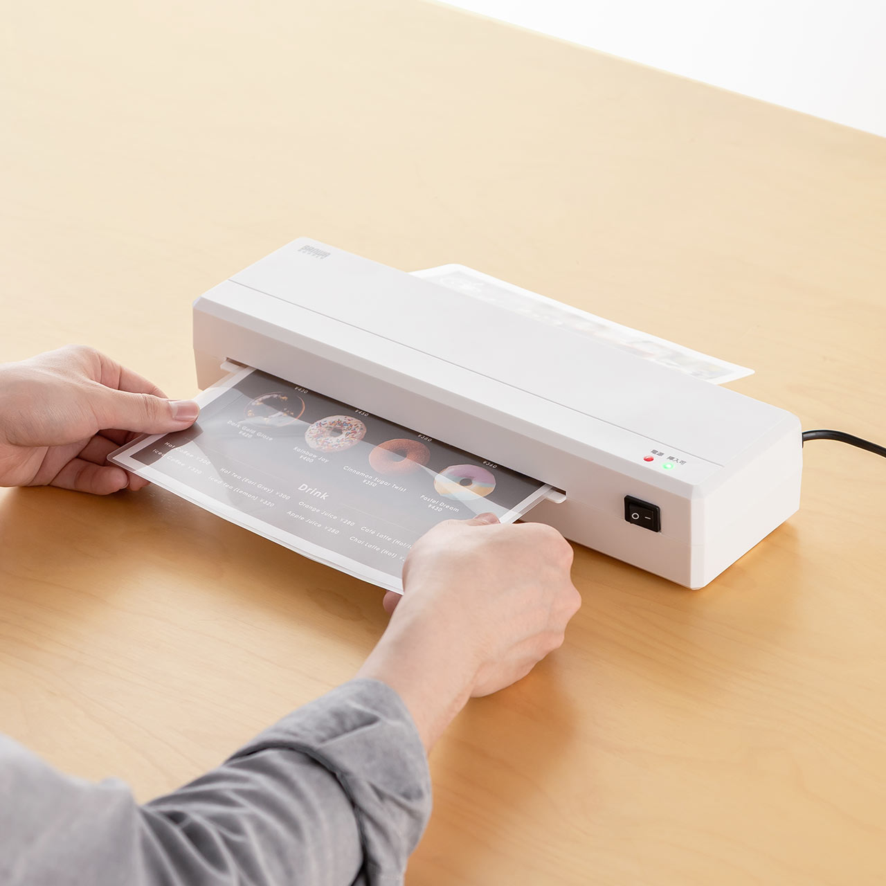 ���~�l�[�^�[ A4 2�{���[���[ 90�b�E�H�[���A�b�v �p�E�`���H ���~�l�[�g �@�B �p�E�`���~�l�[�^�[ �X���� �Ɩ��p �ƒ�p �����[�X�@�\