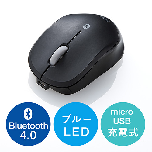 【色: Rose Gold】充電式 無線 マウス- 2.4G USB & Blu