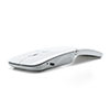 薄型 Bluetoothマウス マルチペアリング対応 USB充電式 IRセンサー 折りたたみ式 3ボタン