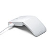 ワイヤレスマウス（RF2.4Ghz・充電式・IRセンサー・超薄型・折りたたみ・3ボタン・ホワイト）