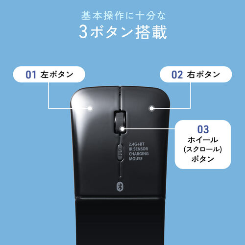 yVi|Cg10{z^}EX Bluetooth}EX 3{^ ^ ܂肽ݎ USB-C[d  CX }`yAO RpNg ubN 400-MAB120BK