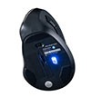 【ビジネス応援セール】Bluetoothエルゴマウス 静音ボタン 乾電池式 マルチペアリング カウント切り替え シルバー 400-MABT102S