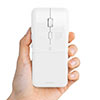 薄型Bluetoothマウス 5ボタン マルチペアリング対応 USB充電式 IRセンサー 折りたたみ式マウス