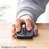 Bluetoothマウス 小型マウス 静音マウス ワイヤレス 5ボタン iPad iPhone ブルー 400-MABT183BL