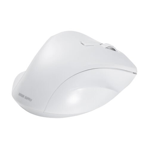 Bluetoothマウス 横スクロール サイドホイール マルチペアリング 充電式 静音 無線 ワイヤレス DPI切替 ホワイト 400-MABT191W