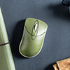 【期間限定お値下げ】Bluetoothマウス 静音マウス ワイヤレスマウス マルチペアリング 小型サイズ 3ボタン カウント切り替え800/1200/1600 カーキ
