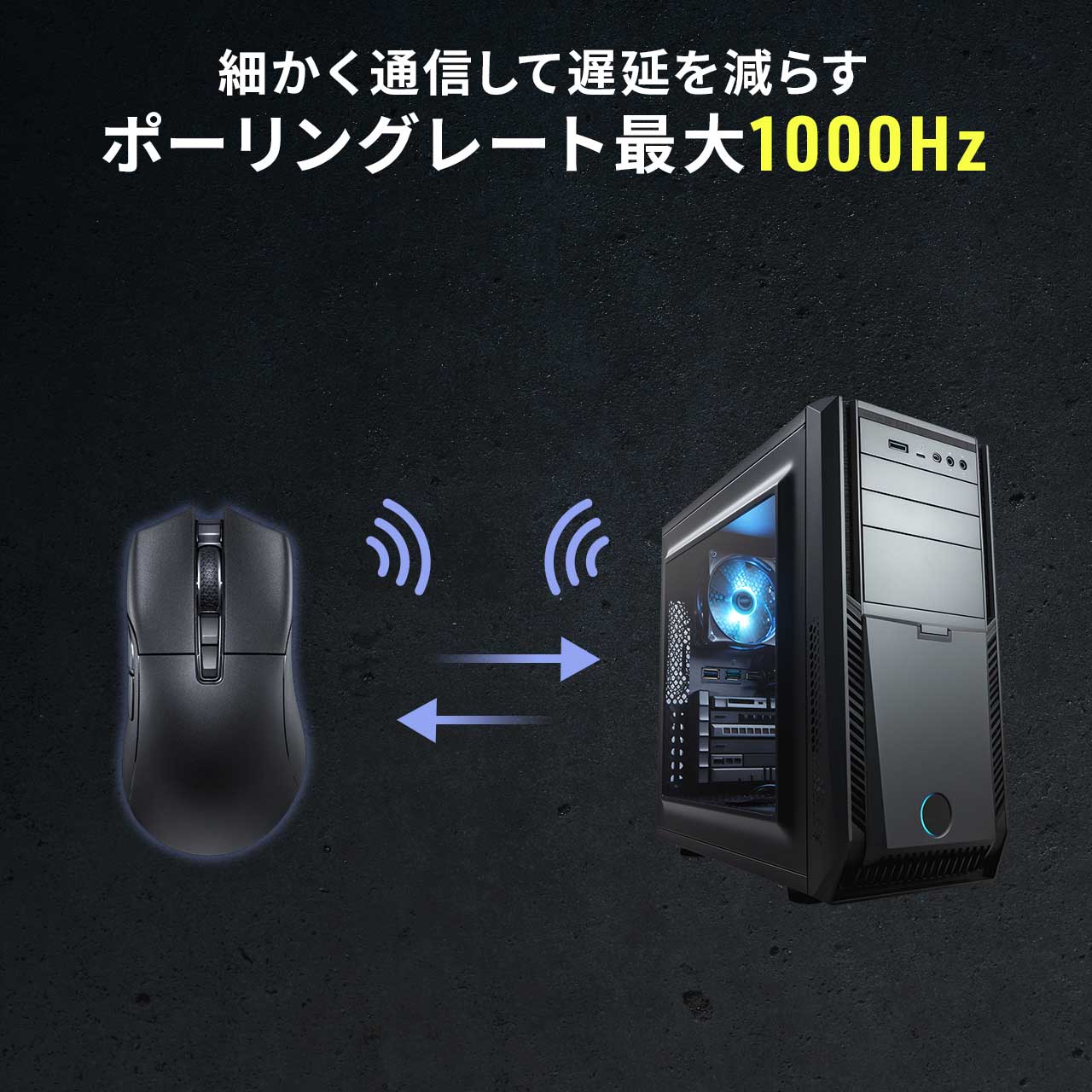 Q[~O}EX AIR LIGHT y 66g Bluetooth L CX }EX PAW3395ZT[ 26000DPI  [d ubN 400-MAG200BK