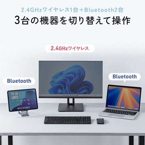 yVi|Cg10{z^}EX Bluetooth & 2.4GHz }EX 5{^ ^ ܂肽ݎ USB-C[d  CX }`yAO RpNg ߂ i ubN 400-MAWB1215BK