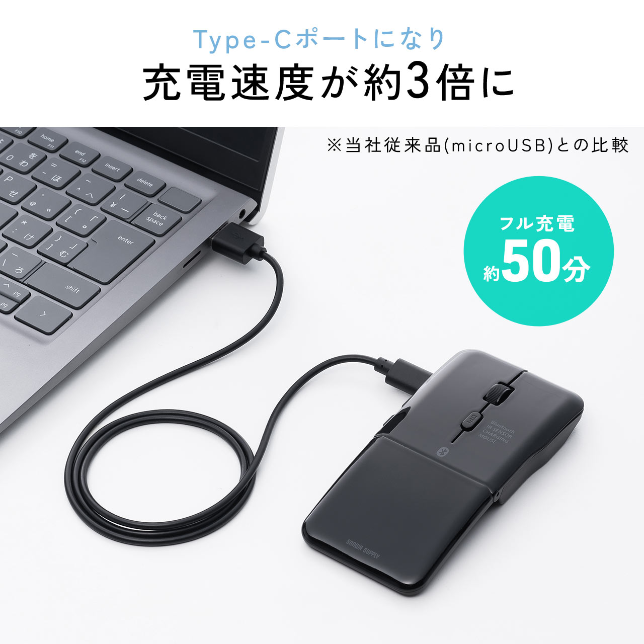 yVi|Cg10{z^}EX Bluetooth & 2.4GHz }EX 5{^ ^ ܂肽ݎ USB-C[d  CX }`yAO RpNg ߂ i ubN 400-MAWB1215BK
