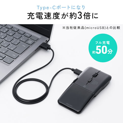 yVi|Cg10{z^}EX Bluetooth & 2.4GHz }EX 5{^ ^ ܂肽ݎ USB-C[d  CX }`yAO RpNg ߂ i ubN 400-MAWB1215BK