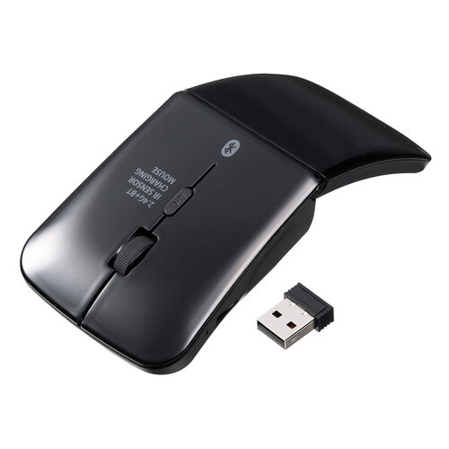 yVi|Cg10{z^}EX Bluetooth & 2.4GHz }EX 3{^ ^ ܂肽ݎ USB-C[d  CX }`yAO RpNg ubN 400-MAWB121BK