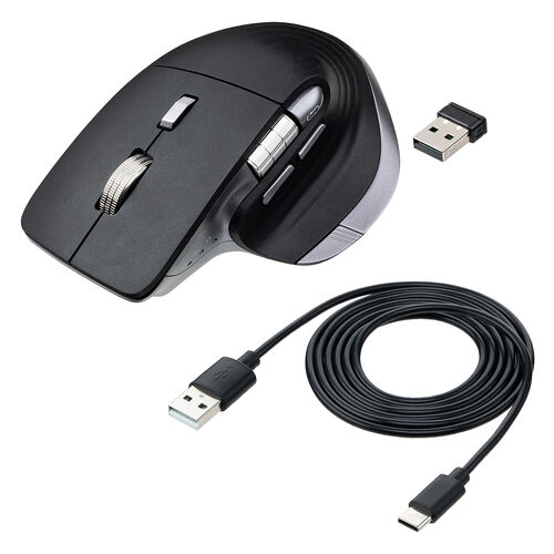 ���C�����X�}�E�X VELZA �T�C�h�z�C�[��/�����X�N���[�� Bluetooth/2.4GHz ���� �É� PAW3809 ���E�X�N���[�� Mac�Ή� �߂� �i�� USB-C �[�d�� ���@�\