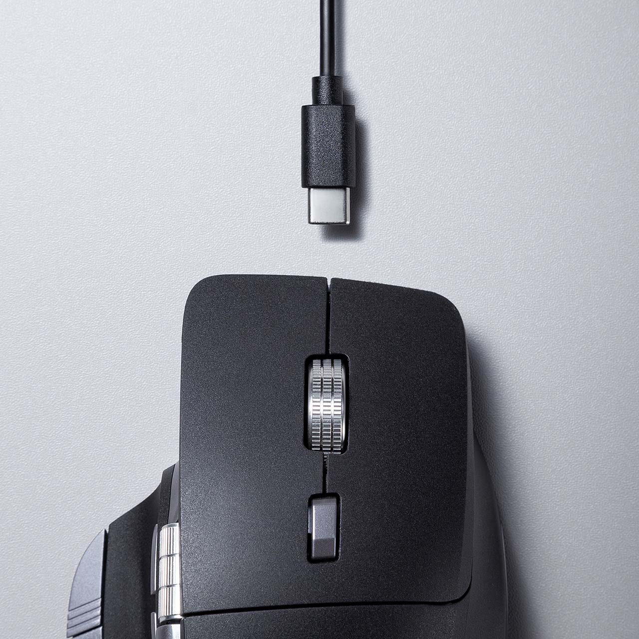 ���C�����X�}�E�X VELZA �T�C�h�z�C�[��/�����X�N���[�� Bluetooth/2.4GHz ���� �É� PAW3809 ���E�X�N���[�� Mac�Ή� �߂� �i�� USB-C �[�d�� ���@�\