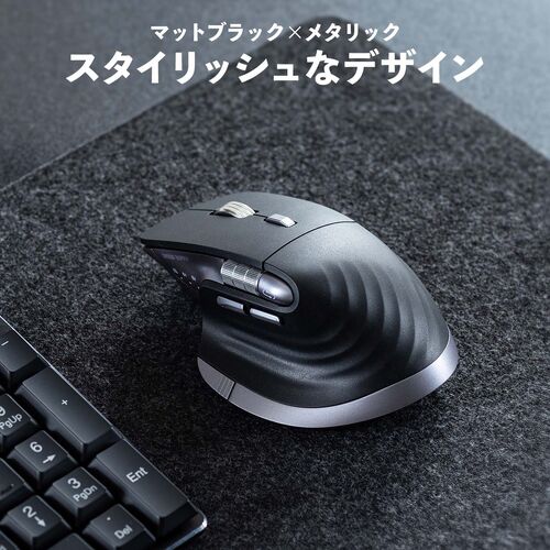 ���C�����X�}�E�X VELZA �T�C�h�z�C�[��/�����X�N���[�� Bluetooth/2.4GHz ���� �É� PAW3809 ���E�X�N���[�� Mac�Ή� �߂� �i�� USB-C �[�d�� ���@�\