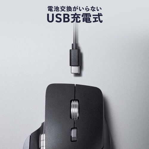 ���C�����X�}�E�X VELZA �T�C�h�z�C�[��/�����X�N���[�� Bluetooth/2.4GHz ���� �É� PAW3809 ���E�X�N���[�� Mac�Ή� �߂� �i�� USB-C �[�d�� ���@�\