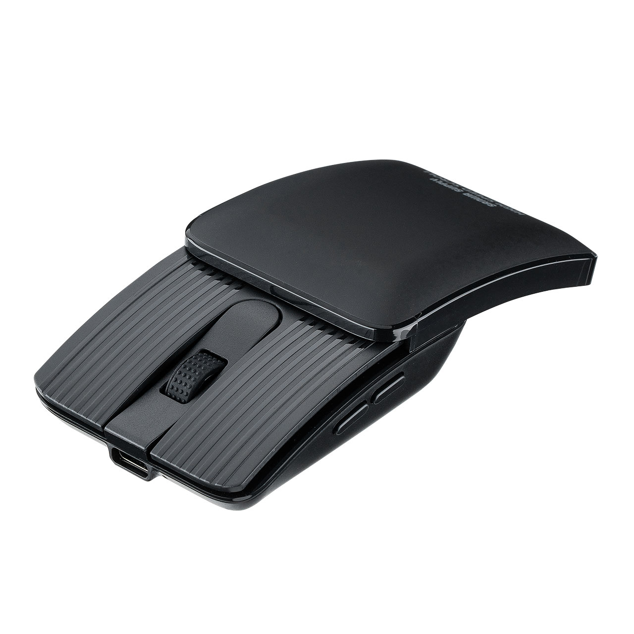�y�V���iP10�{�z���^�}�E�X Bluetooth 2.4GHz���C�����X �X���C�h�J�o�[ �J�œd���I���I�t 5�{�^�� �߂�E�i�� ���^ �R���p�N�g USB-C�[�d�� �X���� �y�� �É� �u���b�N