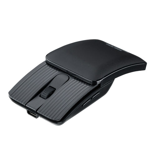 �y�V���iP10�{�z���^�}�E�X Bluetooth 2.4GHz���C�����X �X���C�h�J�o�[ �J�œd���I���I�t 5�{�^�� �߂�E�i�� ���^ �R���p�N�g USB-C�[�d�� �X���� �y�� �É� �u���b�N