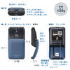 �y�V���iP10�{�z���^�}�E�X Bluetooth 2.4GHz���C�����X �X���C�h�J�o�[ �J�œd���I���I�t 5�{�^�� �߂�E�i�� ���^ �R���p�N�g USB-C�[�d�� �X���� �y�� �É� �u���b�N
