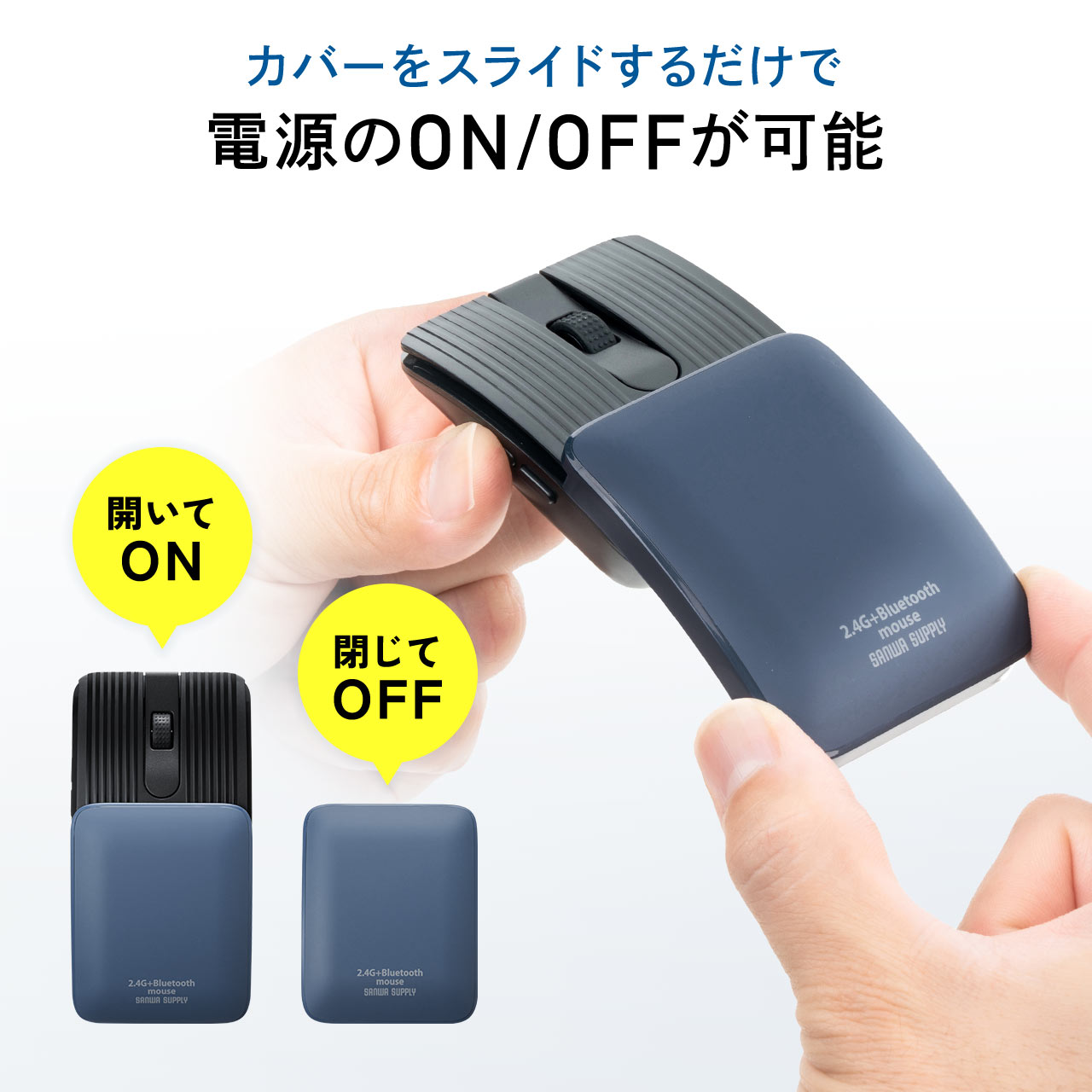 �y�V���iP10�{�z���^�}�E�X Bluetooth 2.4GHz���C�����X �X���C�h�J�o�[ �J�œd���I���I�t 5�{�^�� �߂�E�i�� ���^ �R���p�N�g USB-C�[�d�� �X���� �y�� �É� �u���b�N