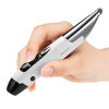 【モノマガジンで紹介されました】ペン型マウス Bluetooth ワイヤレス USB A Type-C 充電式 スタンド付き ホワイト ペンマウス 400-MAWBT186W