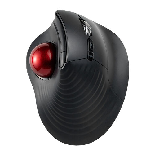 �g���b�N�{�[���}�E�X �`���g�z�C�[�� �����X�N���[�� �G���S�m�~�N�X �É� 2.4GHz Bluetooth ���C�����X 5�{�^�� USB-C�[�d�� ���b�h