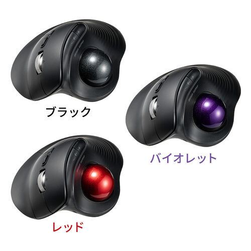 �g���b�N�{�[���}�E�X �`���g�z�C�[�� �����X�N���[�� �G���S�m�~�N�X �É� 2.4GHz Bluetooth ���C�����X 5�{�^�� USB-C�[�d�� ���b�h