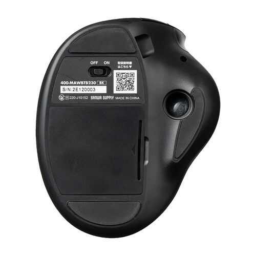 �g���b�N�{�[���}�E�X �`���g�z�C�[�� �����X�N���[�� �G���S�m�~�N�X �É� 2.4GHz Bluetooth ���C�����X 5�{�^�� USB-C�[�d�� �u���b�N