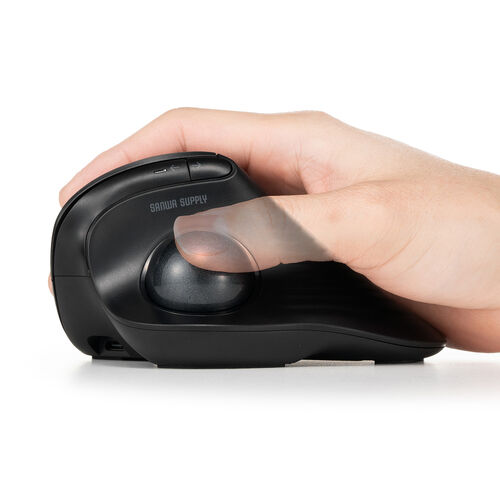 �g���b�N�{�[���}�E�X �`���g�z�C�[�� �����X�N���[�� �G���S�m�~�N�X �É� 2.4GHz Bluetooth ���C�����X 5�{�^�� USB-C�[�d�� �u���b�N