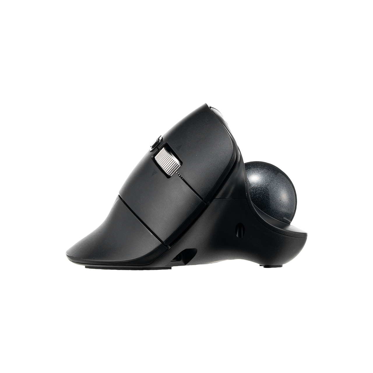 �g���b�N�{�[���}�E�X �`���g�z�C�[�� �����X�N���[�� �G���S�m�~�N�X �É� 2.4GHz Bluetooth ���C�����X 5�{�^�� USB-C�[�d�� �u���b�N