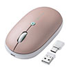 充電式マウス コンボマウス ワイヤレスマウス Type-Aマウス Type-Cマウス 静音マウス 3ボタンマウス ブルーLED ピンク