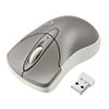 ワイヤレスマウス 静音マウス Type-A 小型サイズ 3ボタン カウント切り替え800/1200/1600 グレージュ