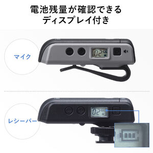 ワイヤレスマイクシステム ピンマイクセット UHFワイヤレス 送受信機