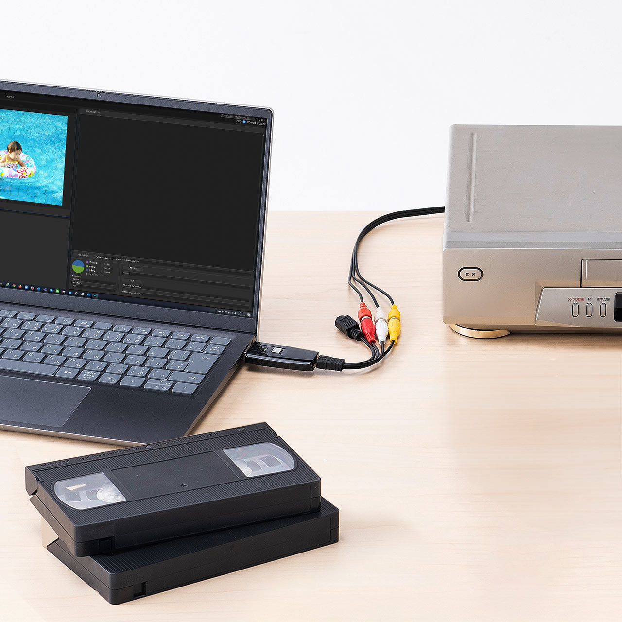 Vdeo capture サンワサプライ　ビデオキャプチャー　ダビングに最適 サンワダイレクト本店 サンワサプライ【オフィス・PC周辺通販】