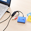 オーディオキャプチャー（USB接続・ソフト付属・アナログ音声デジタル化・Windows対応）
