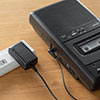 カセットテープ変換プレーヤー USBメモリー保存 カセットプレーヤー 乾電池 AC電源