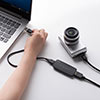 USB-HDMIカメラアダプタ(UVC対応・WEBカメラ・Zoom・Skype・Windows・Mac）