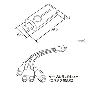 USBビデオキャプチャー ビデオテープダビング デジタル化 miniDV