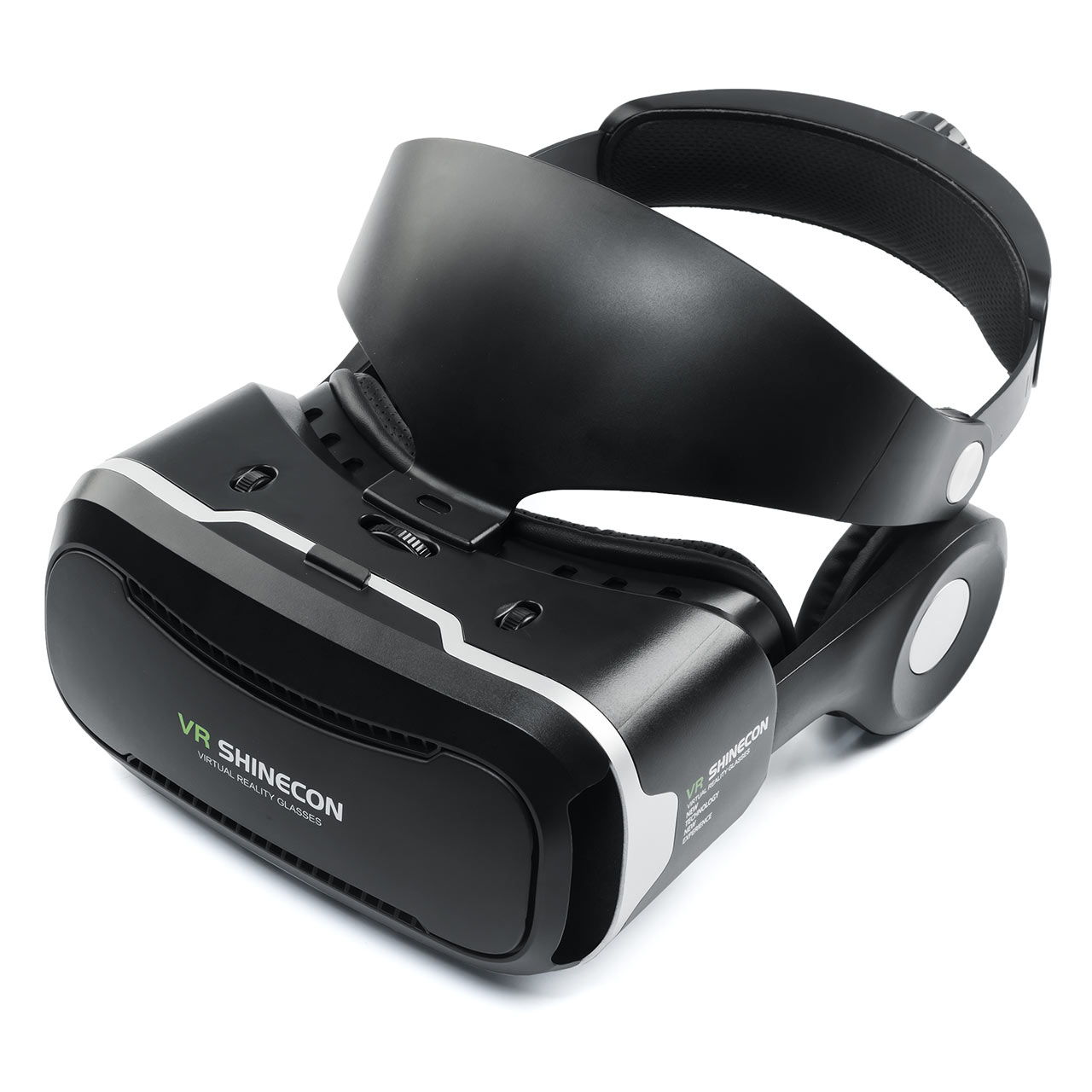 3D VRゴーグル（iPhone/Androidスマホ対応・動画視聴・ヘッドマウント・VR SHINECON） 400-MEDIVR3N