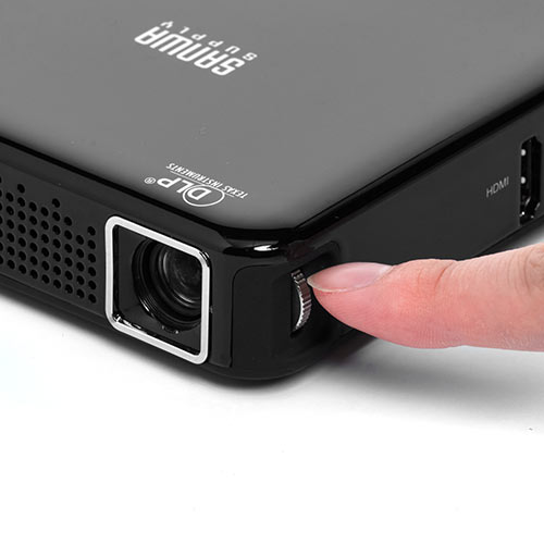 モバイルプロジェクター 200ANSIルーメン HDMI 充電用USB Aポート 天井