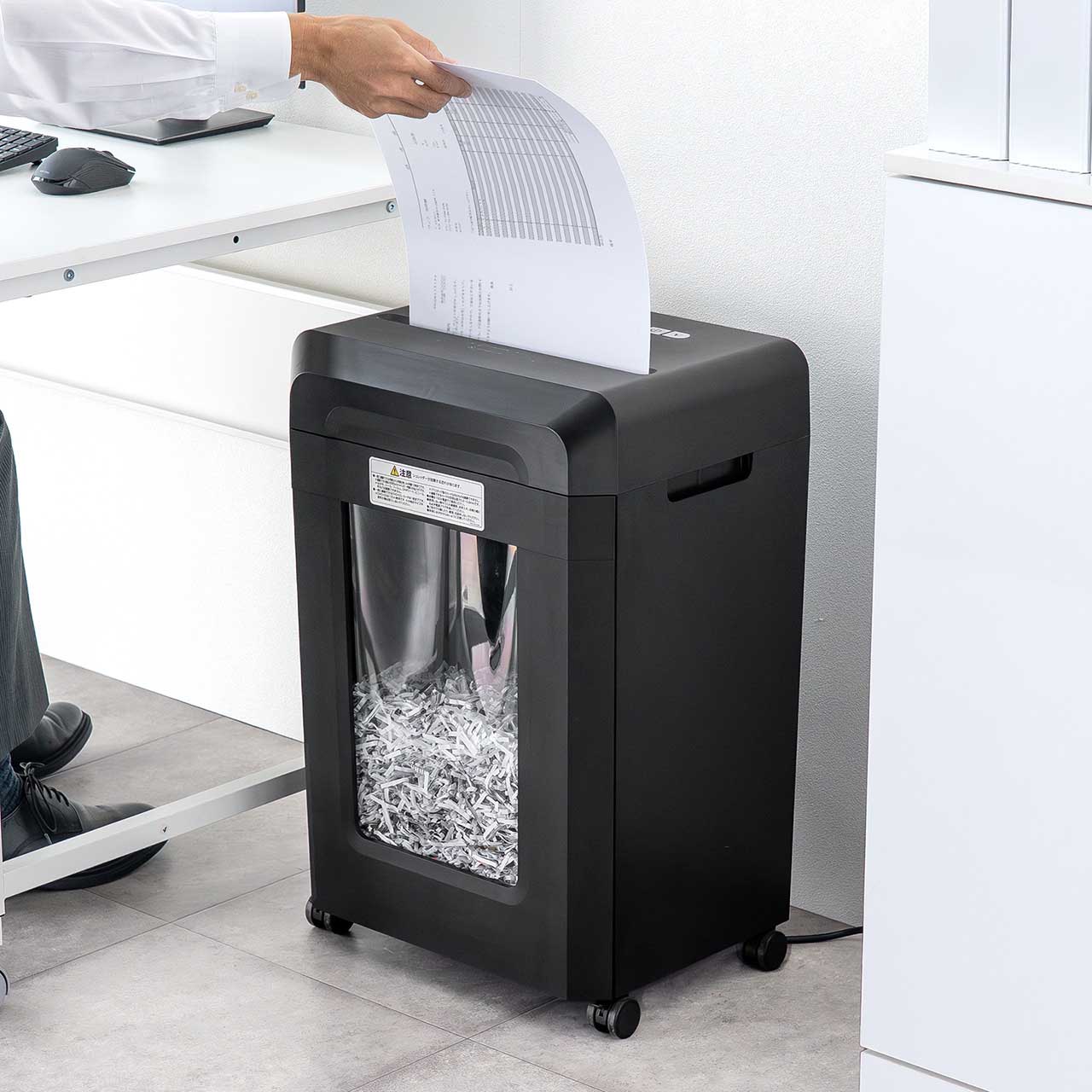 �N���X�J�b�g�V�����b�_�[ ��e��30L A3�Ή� �ő�13�������גf 4�~40mm CD/DVD�Ή� �J�[�h�Ή� ���R�k�΍�