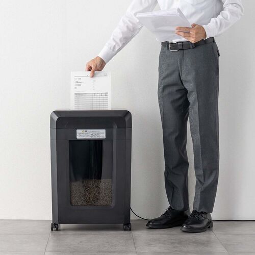 �Ɩ��p�V�����b�_�[ �}�C�N���J�b�g��e��30L �É��݌v �ő�16�������גf CD/DVD�Ή� �閧���R�k�΍�