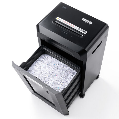 �Ɩ��p�V�����b�_�[ �}�C�N���J�b�g��e��30L �É��݌v �ő�16�������גf CD/DVD�Ή� �閧���R�k�΍�