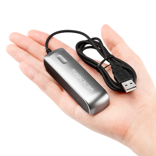 小型スキャナー（USB接続・名刺・OCR搭載・グレー）400-SCN009GYの販売